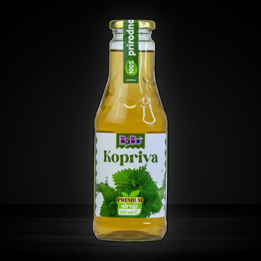 KOPRIVA SIRUP 0,5L BOBO | PLATA DO VRATA