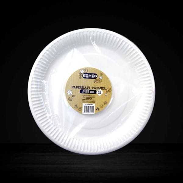 PAPIRNATI TANJUR FI23 BIJELI 25/1